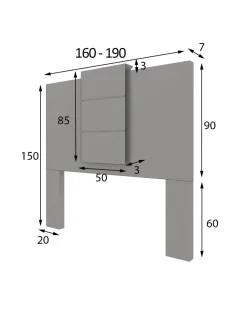 DORMITORIO FRANCO FURNITURE MX64