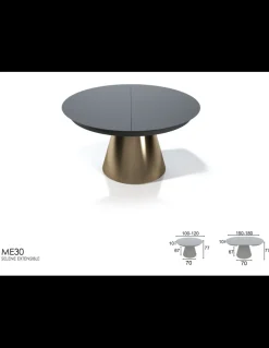 MESA COMEDOR EXTENSIBLE SELENE FRANCO FURNITURE