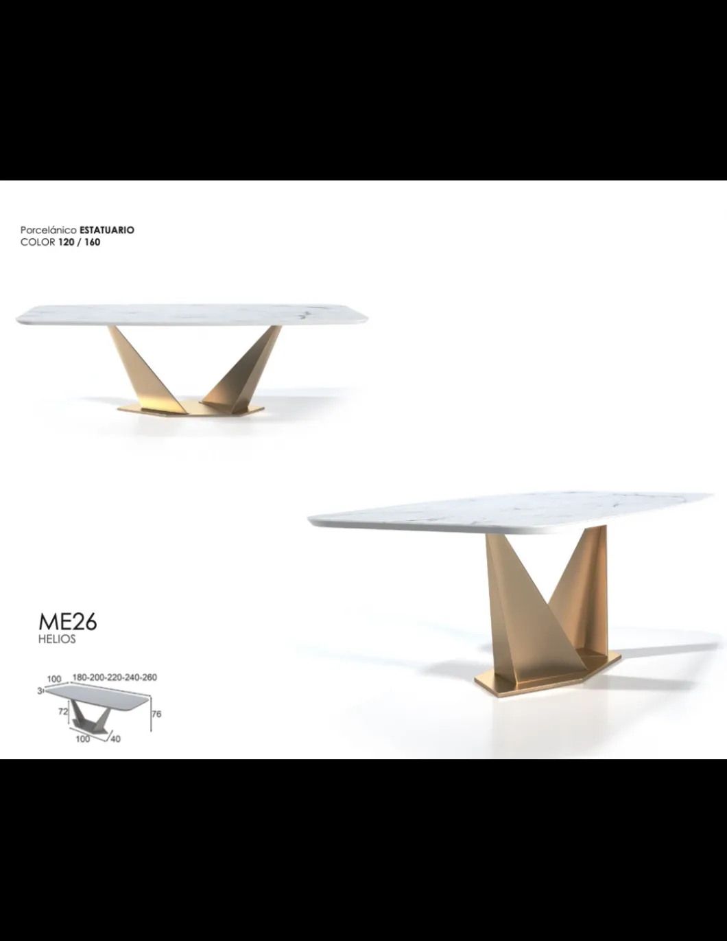MESA COMEDOR HELIOS FRANCO FURNITURE