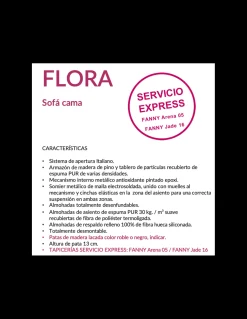 SOFA CAMA FLORA